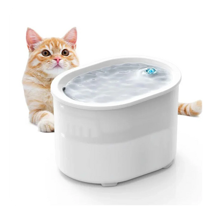 Wireless Cat Water Fountain With LED Light